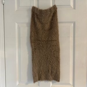 Fashion Nova Fuzzy Skirt Small